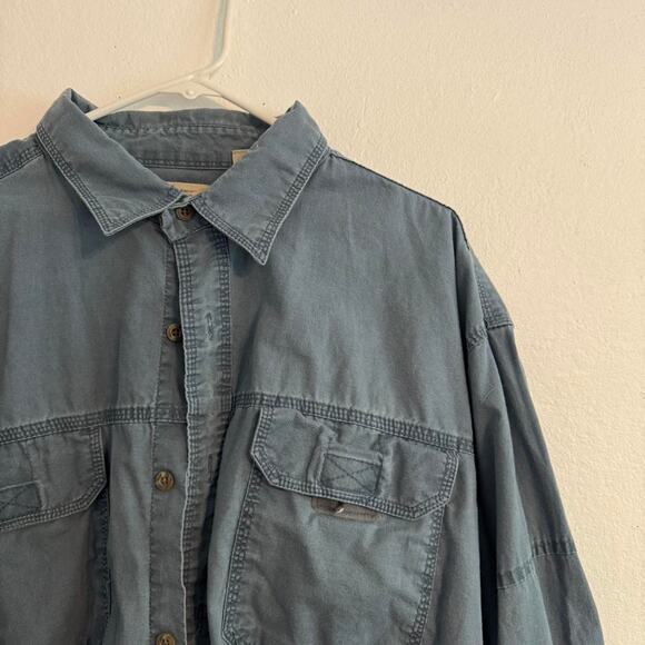 Redhead Brand blue Button down long sleeve Shirt Men's XXL - Picture 5 of 6